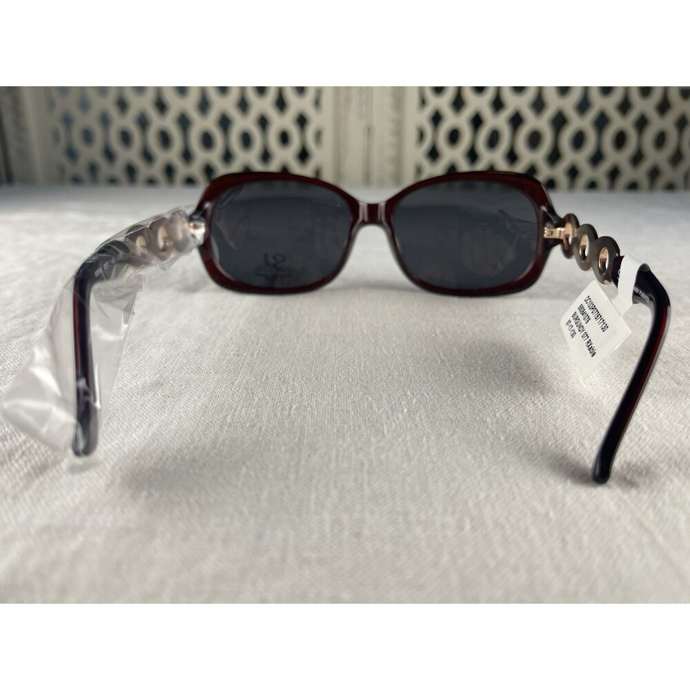 NWT Sol Daisy Fuentes Womens Rxable Sunglasses Burgundy - Picture 4 of 7